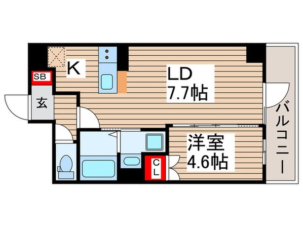 アルファプライム東陽町の物件間取画像